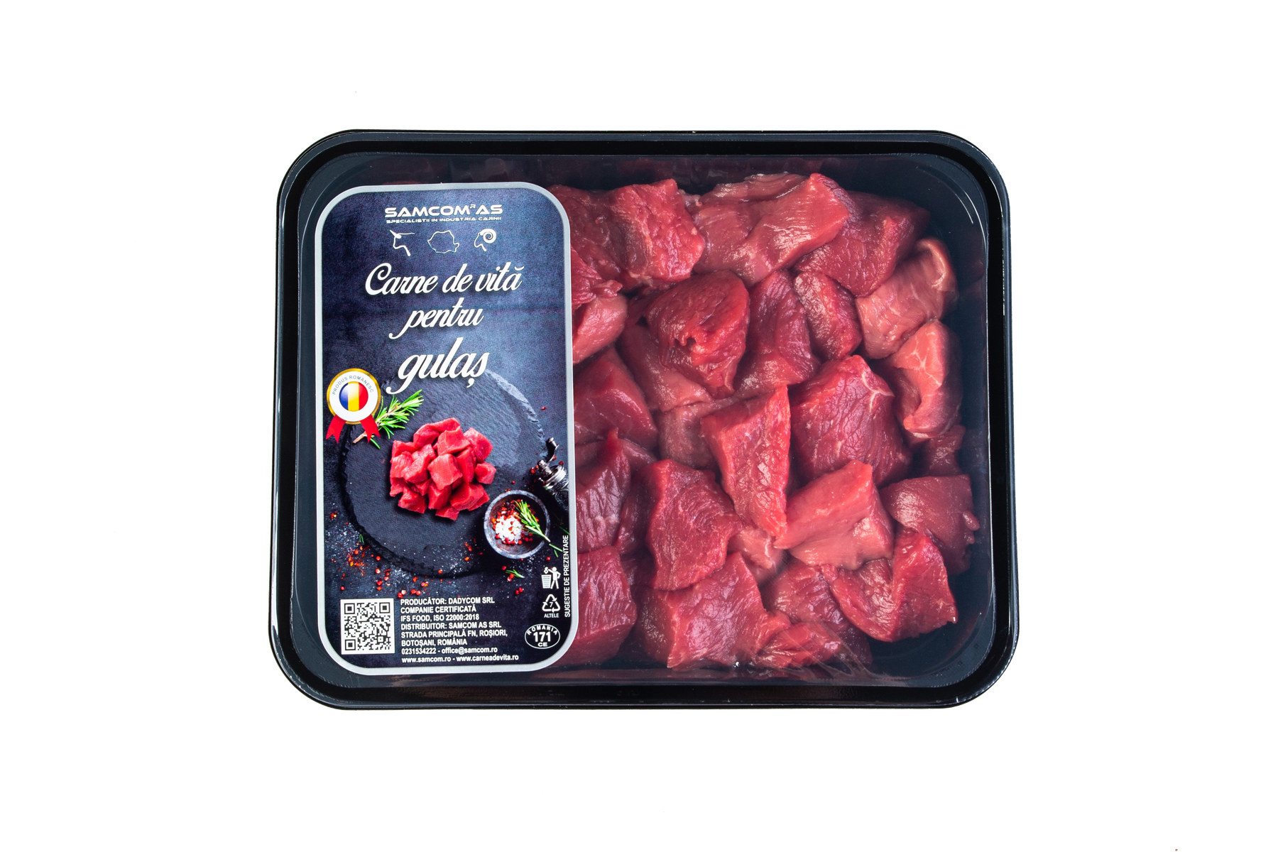 Carne de vită pentru gulaș, ~ 500gr
