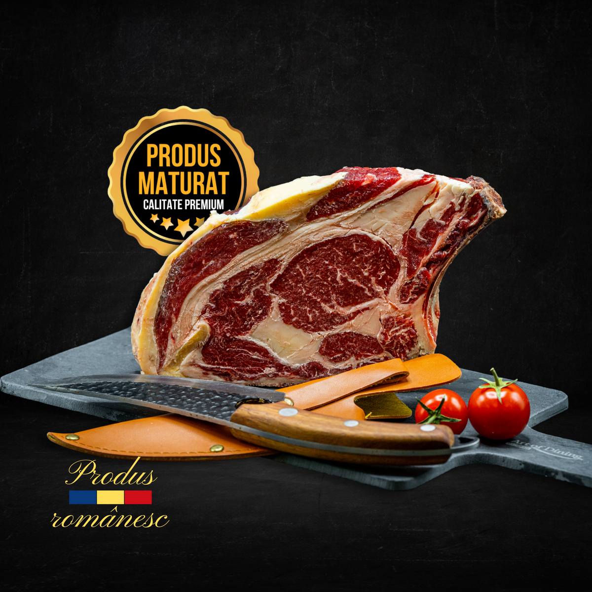 Antricot maturat cu os, ~500g (Ribeye)