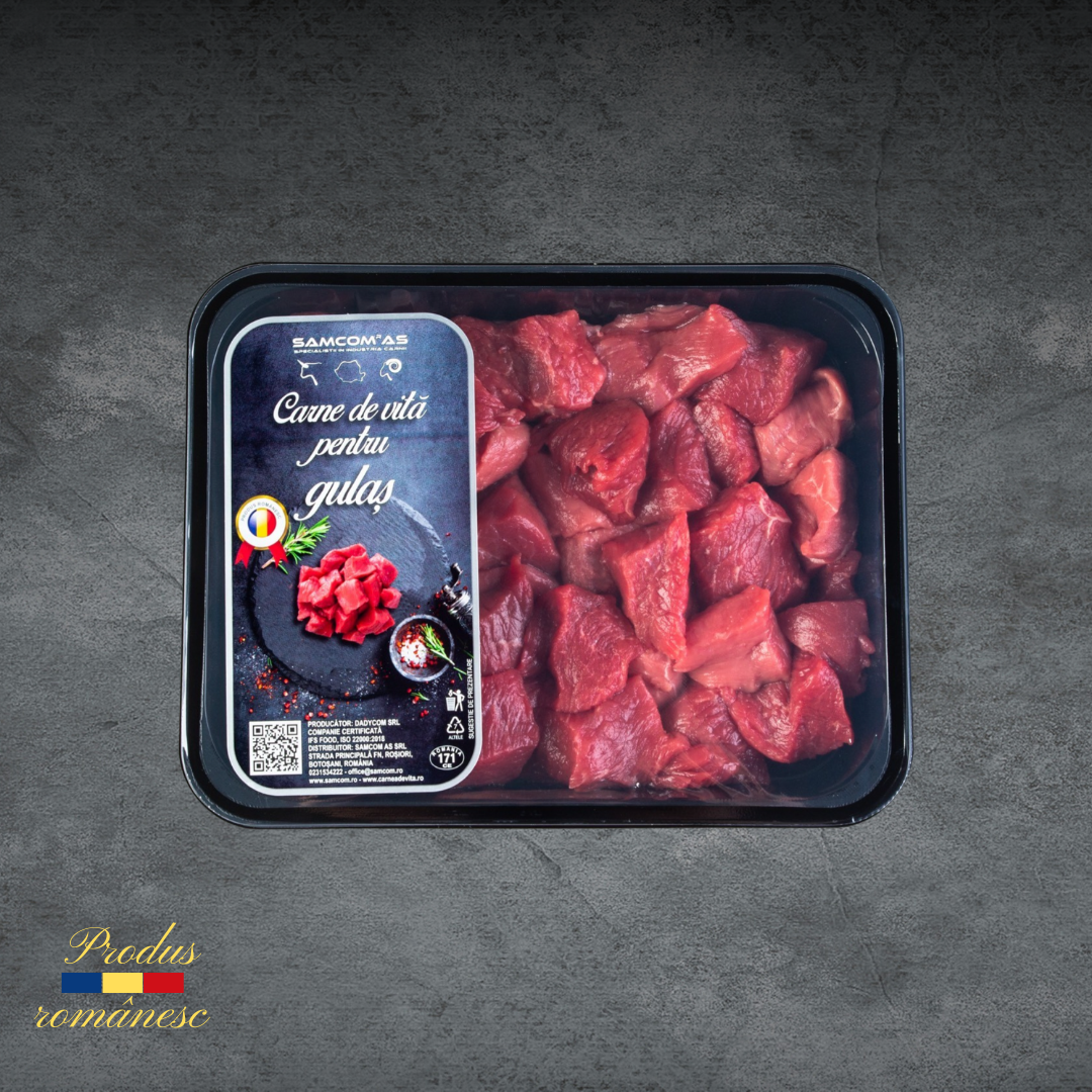 Carne de vită pentru gulaș, ~ 500gr