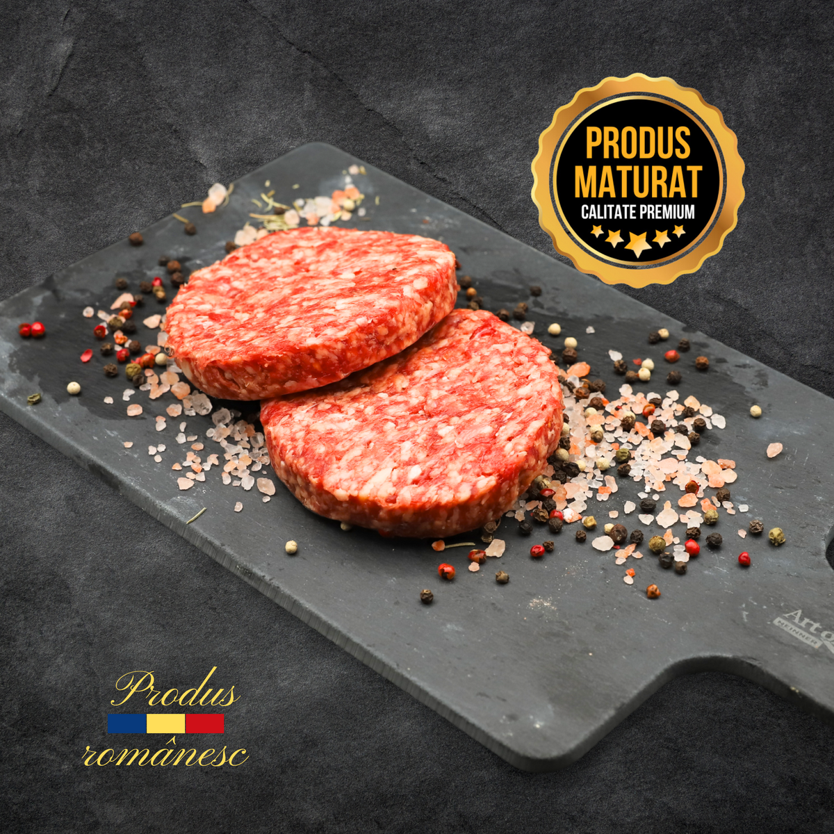 Burgeri de vită Angus, 4x100gr